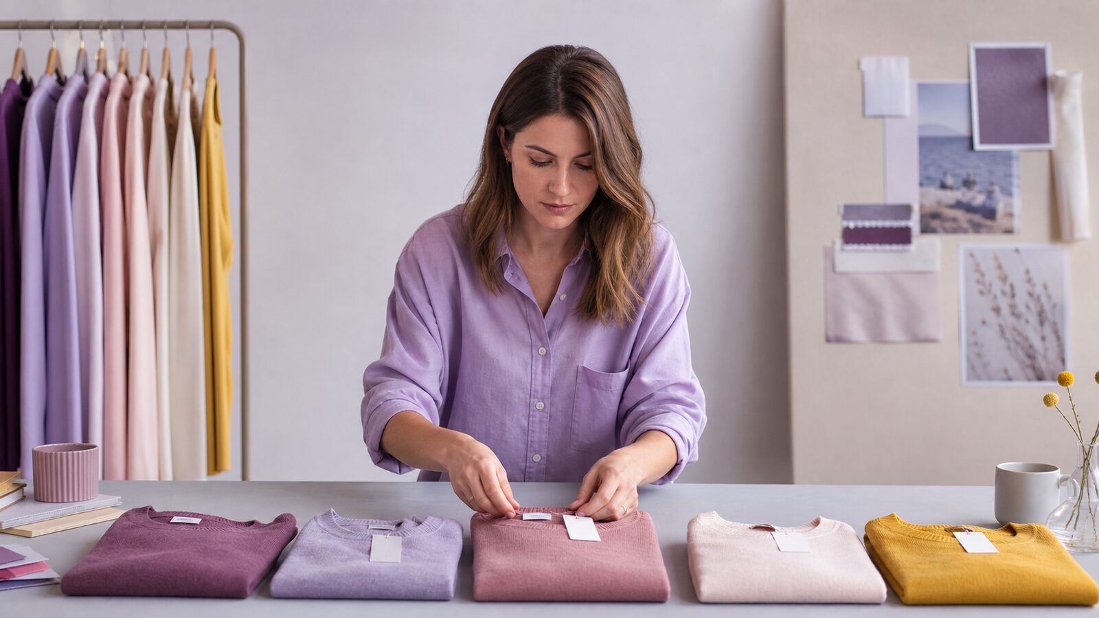 Product samples with mismatched tags being cleaned, standardised and photographed into one accurate catalogue row