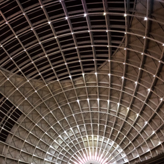 Leeds Corn Exchange roof interior